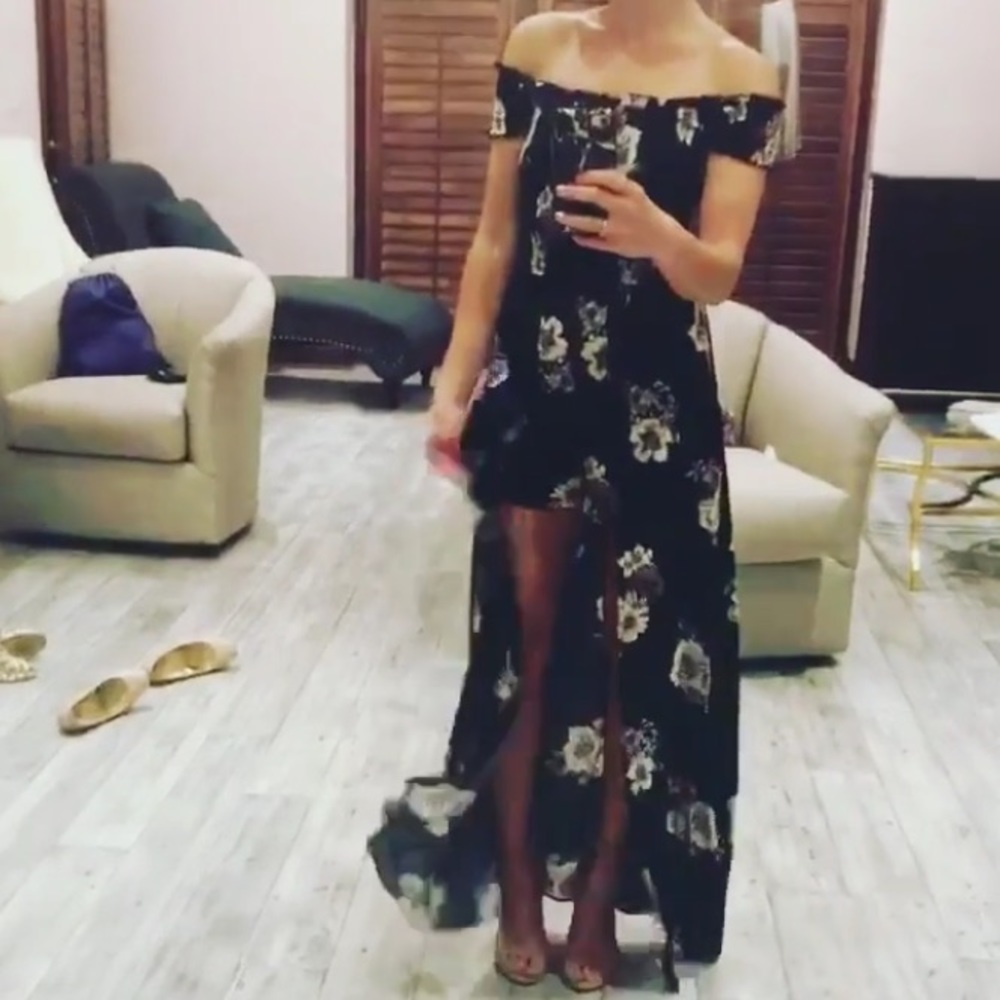 Floral One Piece (shorts with long back)